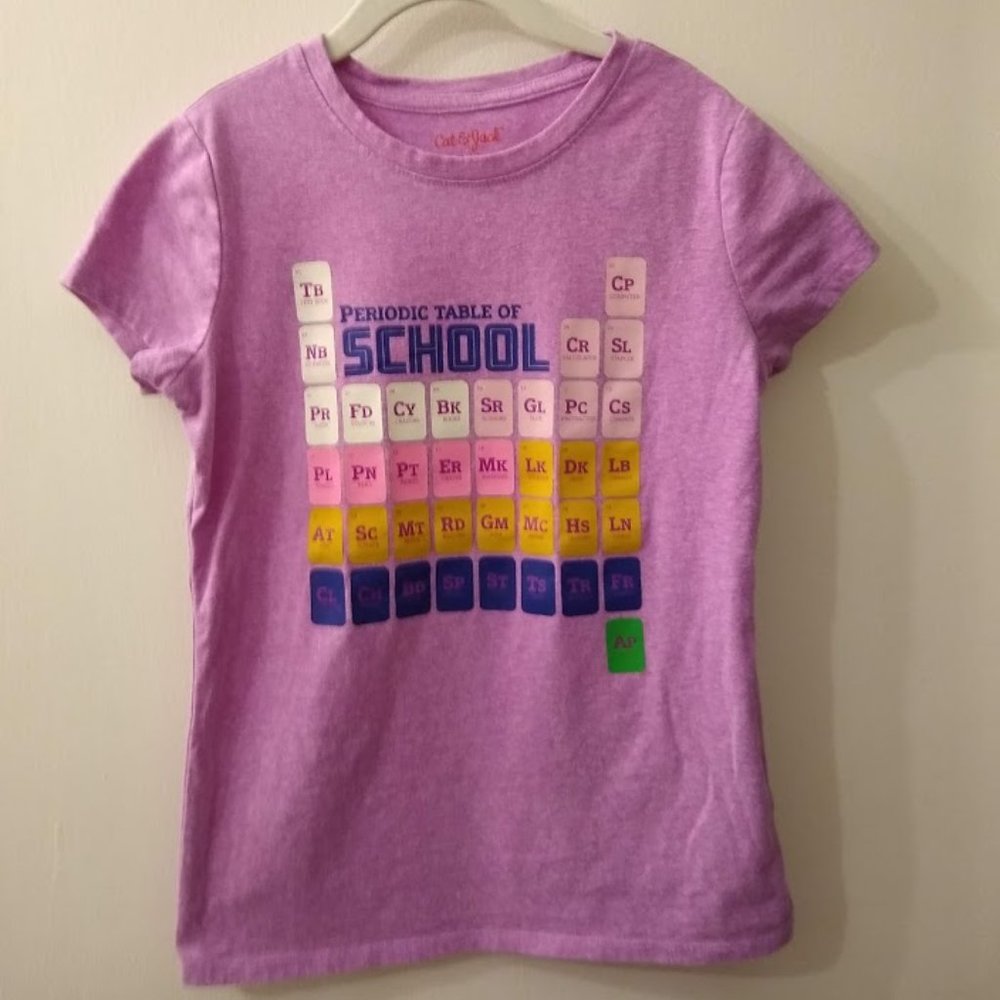 Periodic Table of School tee, M - Cat & Jack